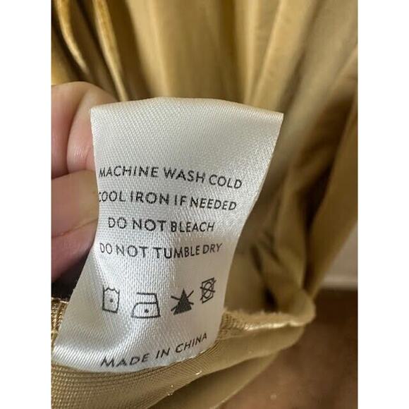 Baltic Born lavish Velvet Meghan Wrap Maxi Dress Womens XL Gold - Picture 9 of 9